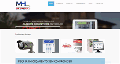 Desktop Screenshot of mhalarmes.com